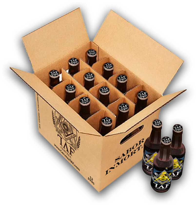 Cerveza TAF - Caja de 12 botellas - 12 Pack